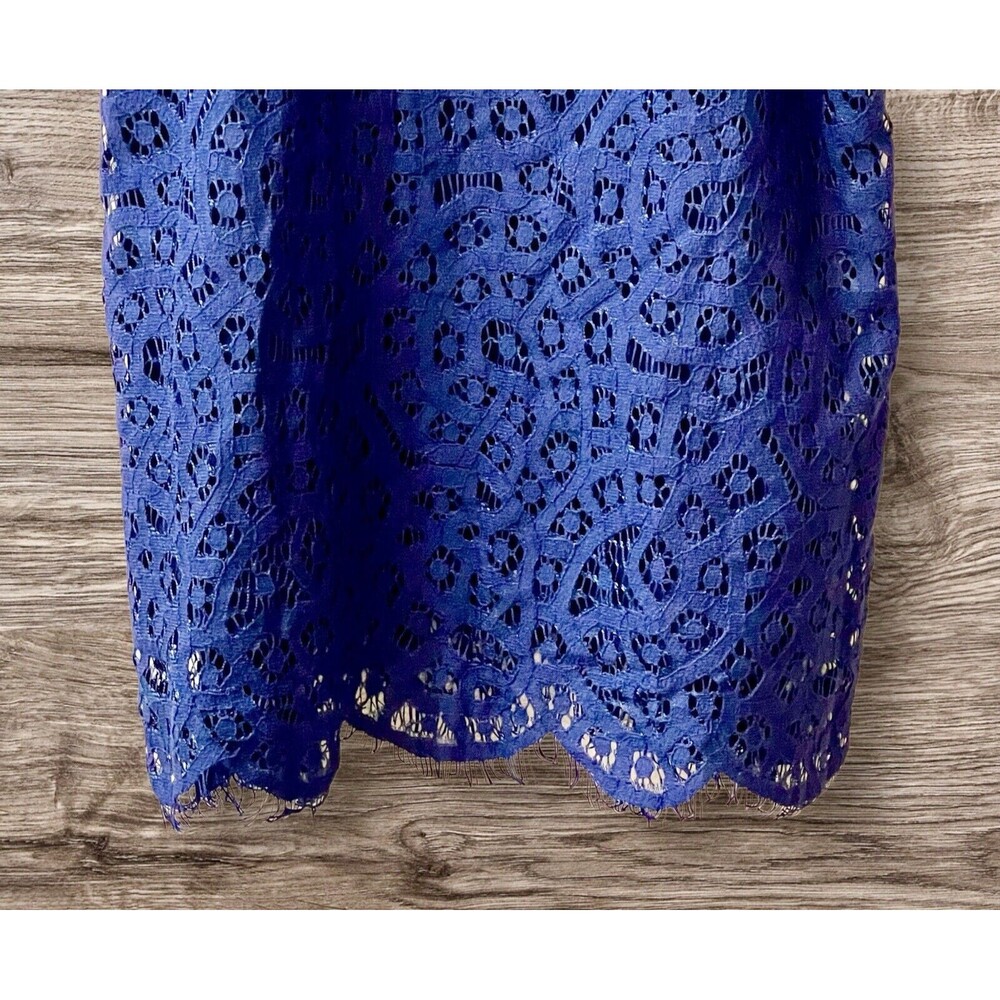 Romeo + Juliet Couture Women’s Navy Blue Lace Fit And Flare Summer Top Small NWT - Picture 8 of 13